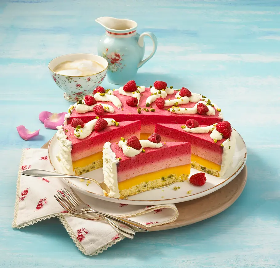 Pfirsich-Melba-Torte Rezept