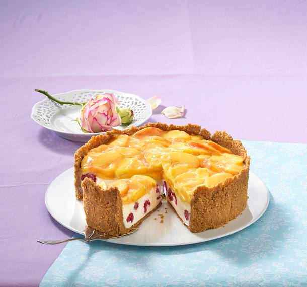 Pfirsich-Melbatorte Rezept