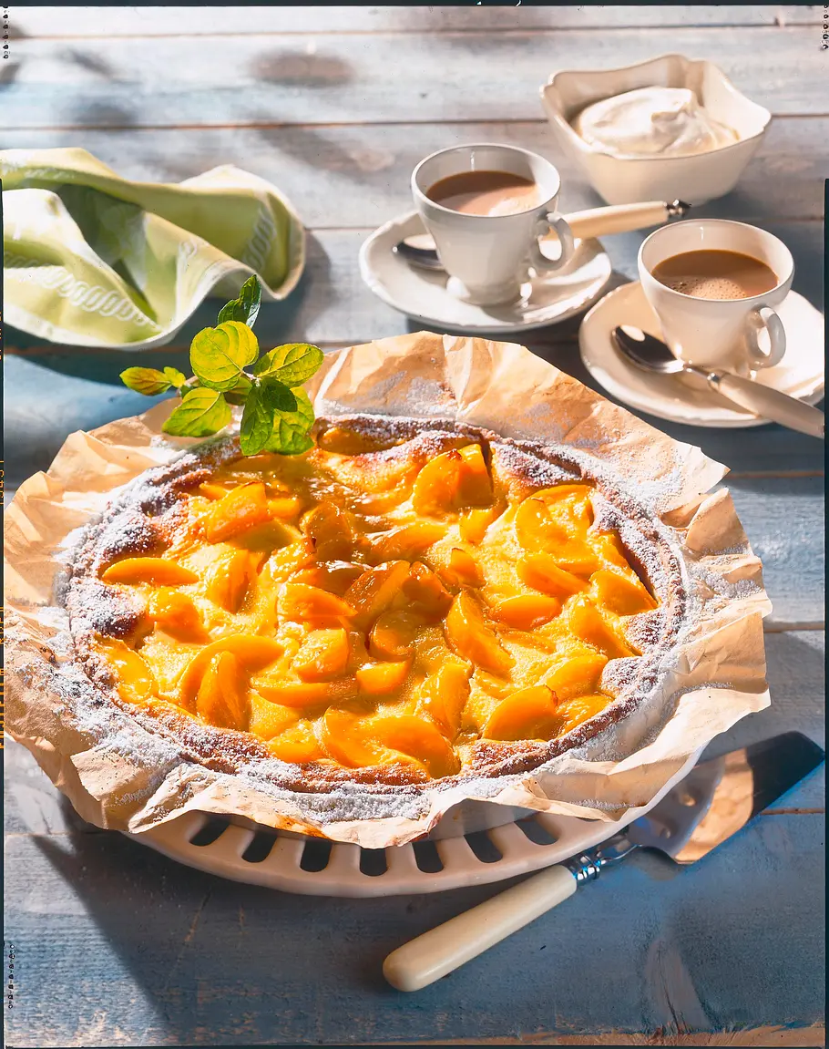 Pfirsich-Quiche Rezept Pfirsich-Quiche Rezept