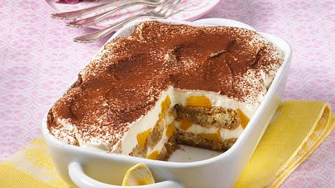 Pfirsich-Tiramisu Rezept - Foto: House of Food / Bauer Food Experts KG