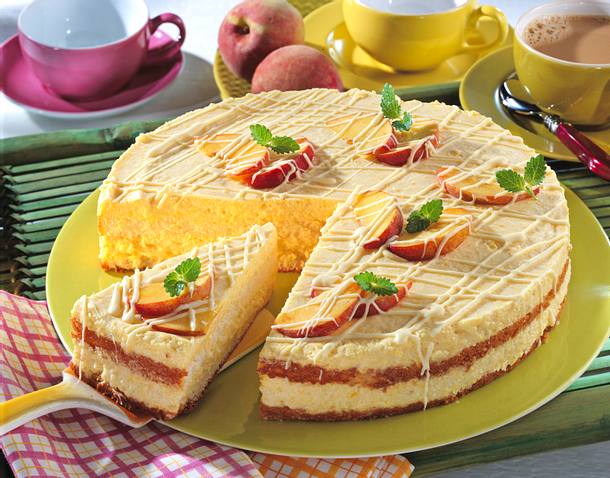Pfirsich-Torte Rezept Pfirsich-Torte Rezept