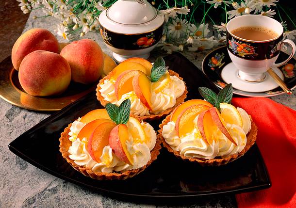 Pfirsich-Torteletts (Diabetiker) Rezept Pfirsich-Torteletts (Diabetiker) Rezept