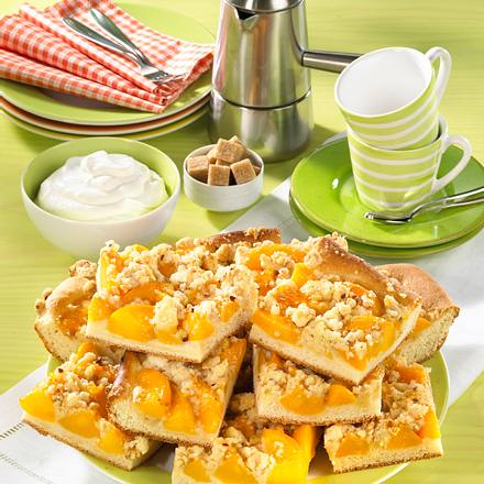 Pfirsichkuchen vom Blech (Diabetiker) Rezept Pfirsichkuchen vom Blech (Diabetiker) Rezept