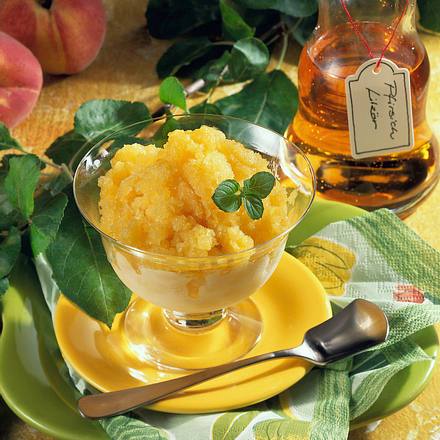 Pfirsichsorbet Rezept Pfirsichsorbet Rezept