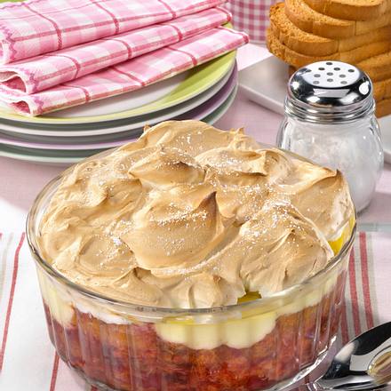 Pflaumen-Auflauf mit Baiser Rezept Pflaumen-Auflauf mit Baiser Rezept