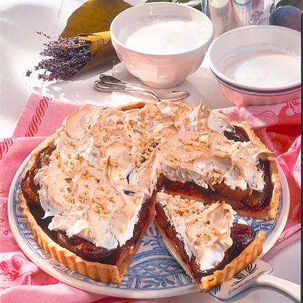 Pflaumen-Baiser-Tarte Rezept Pflaumen-Baiser-Tarte Rezept