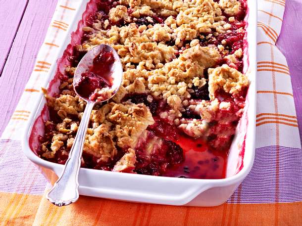 Pflaumen-Crumble Rezept