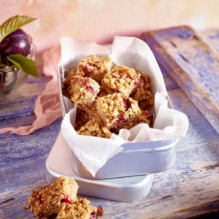 Pflaumen-Erdnuss-Müsliriegel Rezept