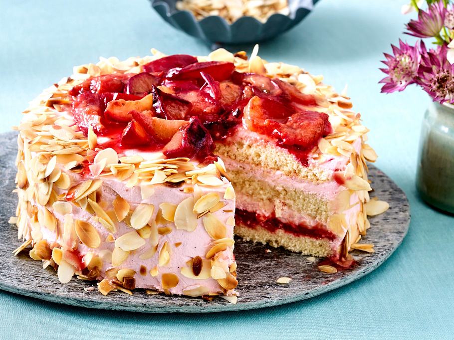 Pflaumen-Mandel-Torte Rezept