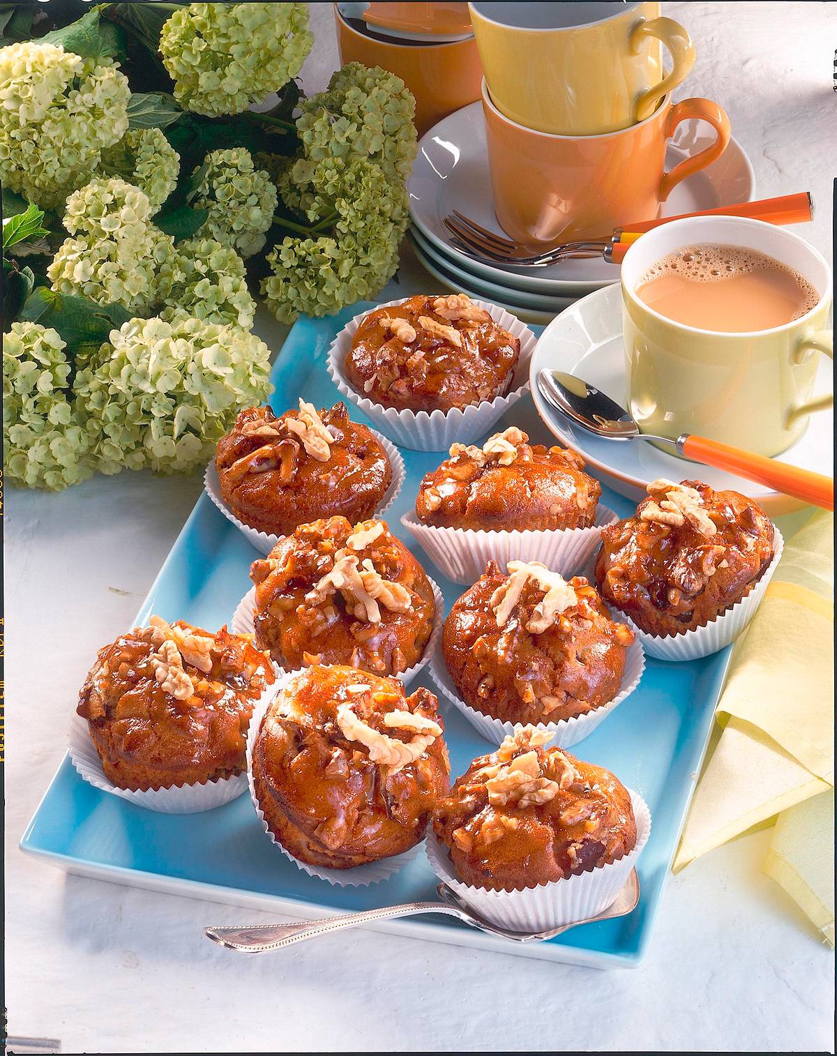 Pflaumen-Nuss-Muffins Rezept