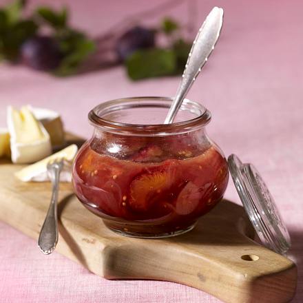 Pflaumen-Relish zu Käse Rezept