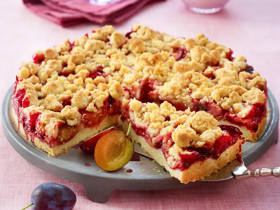 Pflaumenkuchen mit Streuseln Pflaumenkuchen mit Streuseln