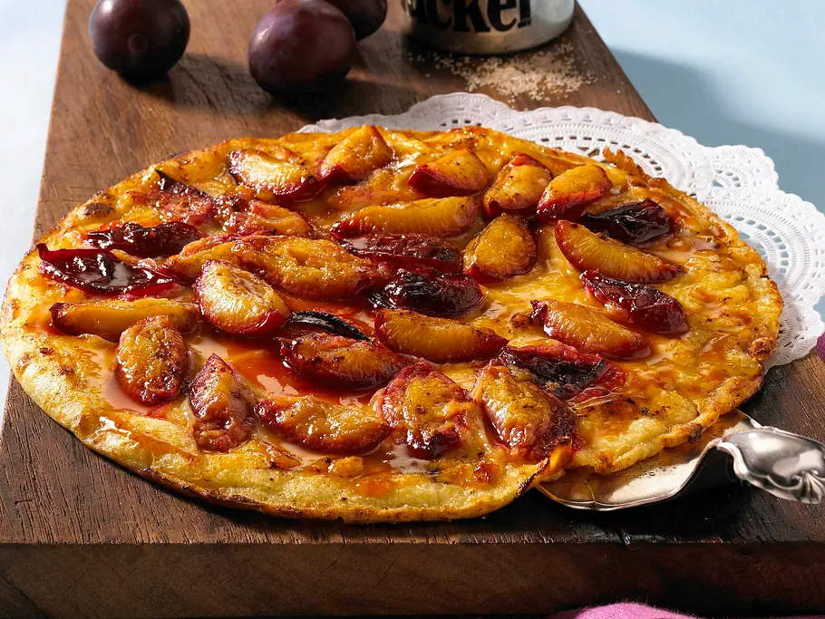 Pflaumenpfannkuchen Rezept Pflaumenpfannkuchen Rezept