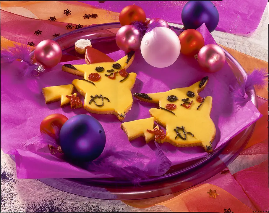 Pikachu-Kekse Rezept Pikachu-Kekse Rezept