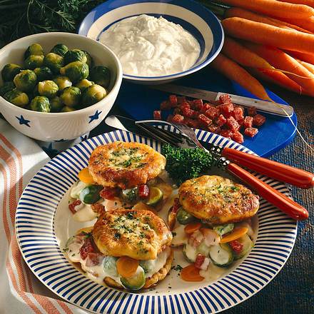 Pikant gefüllte Quarkplinsen Rezept Pikant gefüllte Quarkplinsen Rezept