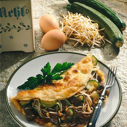 Pikant gefüllter Pfannkuchen Rezept