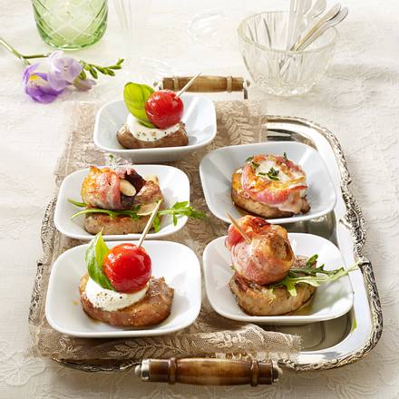Pikant gekrönte Medaillons Rezept Pikant gekrönte Medaillons Rezept
