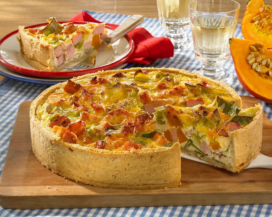 Pikante Gemüse-Kasseler-Torte Rezept