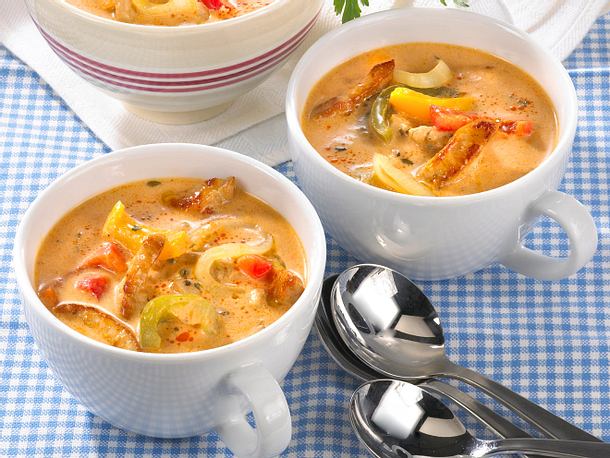 Pikante Gyros-Suppe Rezept Pikante Gyros-Suppe Rezept