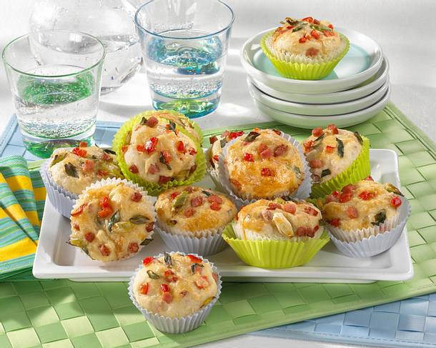 Pikante Muffins Rezept Pikante Muffins Rezept