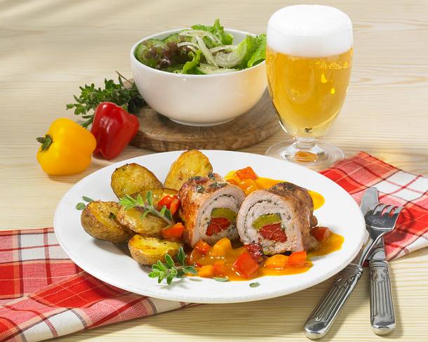 Pikante Puszta-Roulade Rezept Pikante Puszta-Roulade Rezept