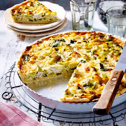 Pikante Tarte mit Krebsfleisch und Ingwer Rezept Pikante Tarte mit Krebsfleisch und Ingwer Rezept