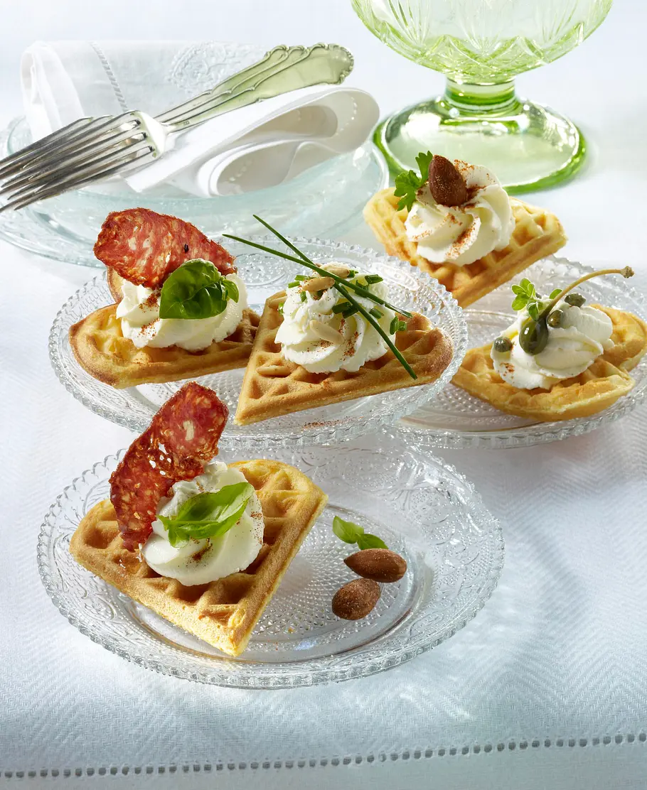 Pikante Waffeln Rezept Pikante Waffeln Rezept