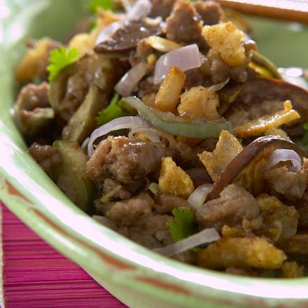 Pikanter Auberginensalat Rezept Pikanter Auberginensalat Rezept
