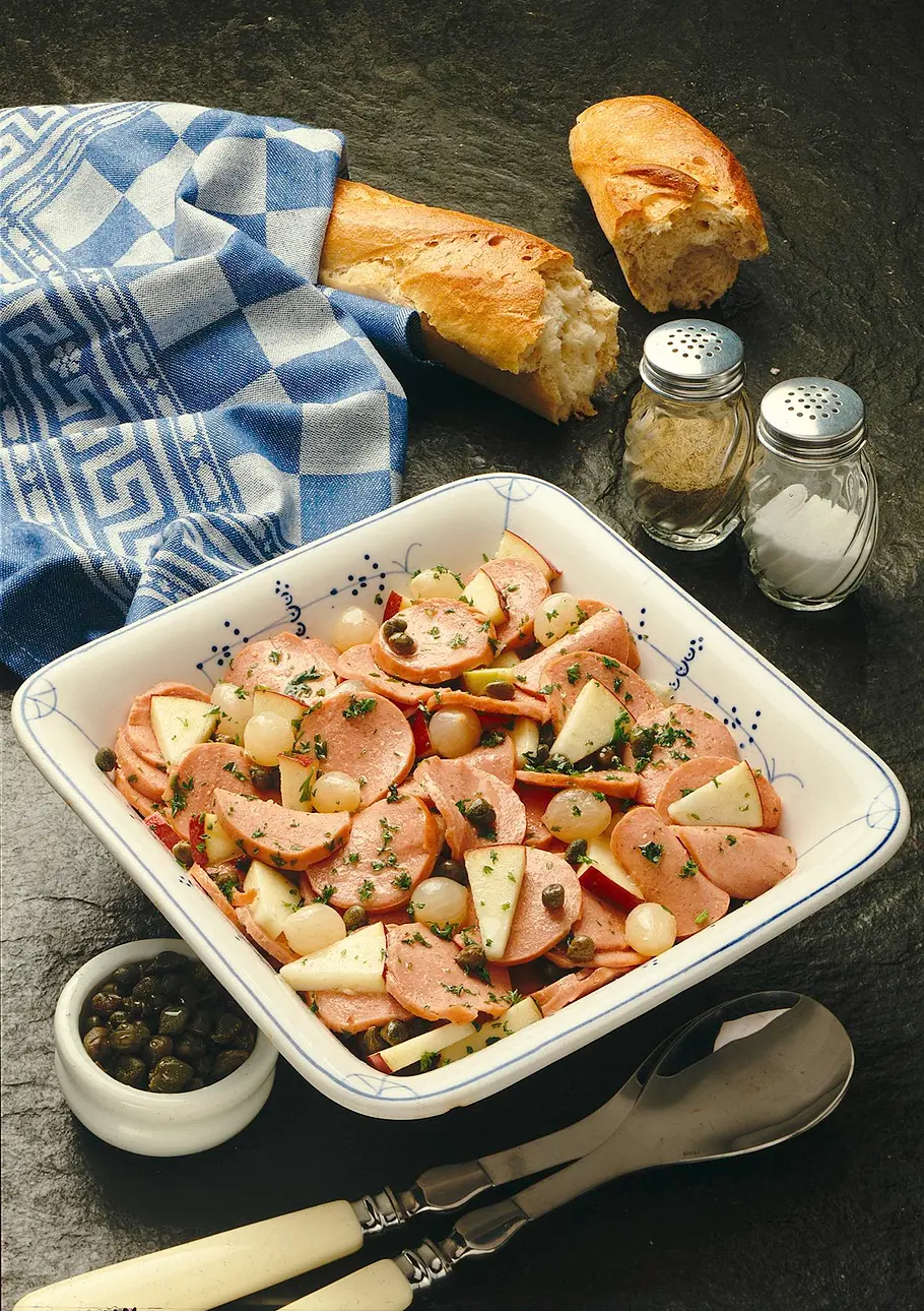 Pikanter Wurstsalat Rezept Pikanter Wurstsalat Rezept