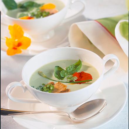 Pilz-Kräutersuppe Rezept