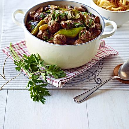Pilz-Lauch-Topf Rezept Pilz-Lauch-Topf Rezept