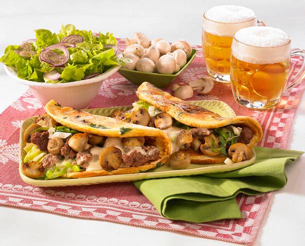 Pilz-Omeletts Rezept Pilz-Omeletts Rezept