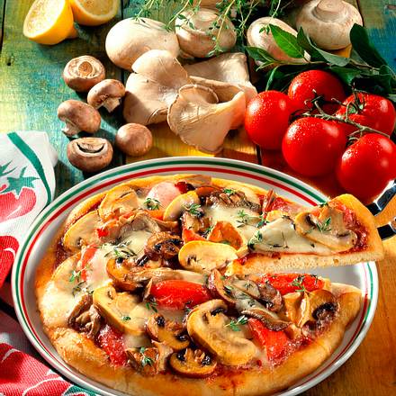 Pilz-Pizza Rezept Pilz-Pizza Rezept