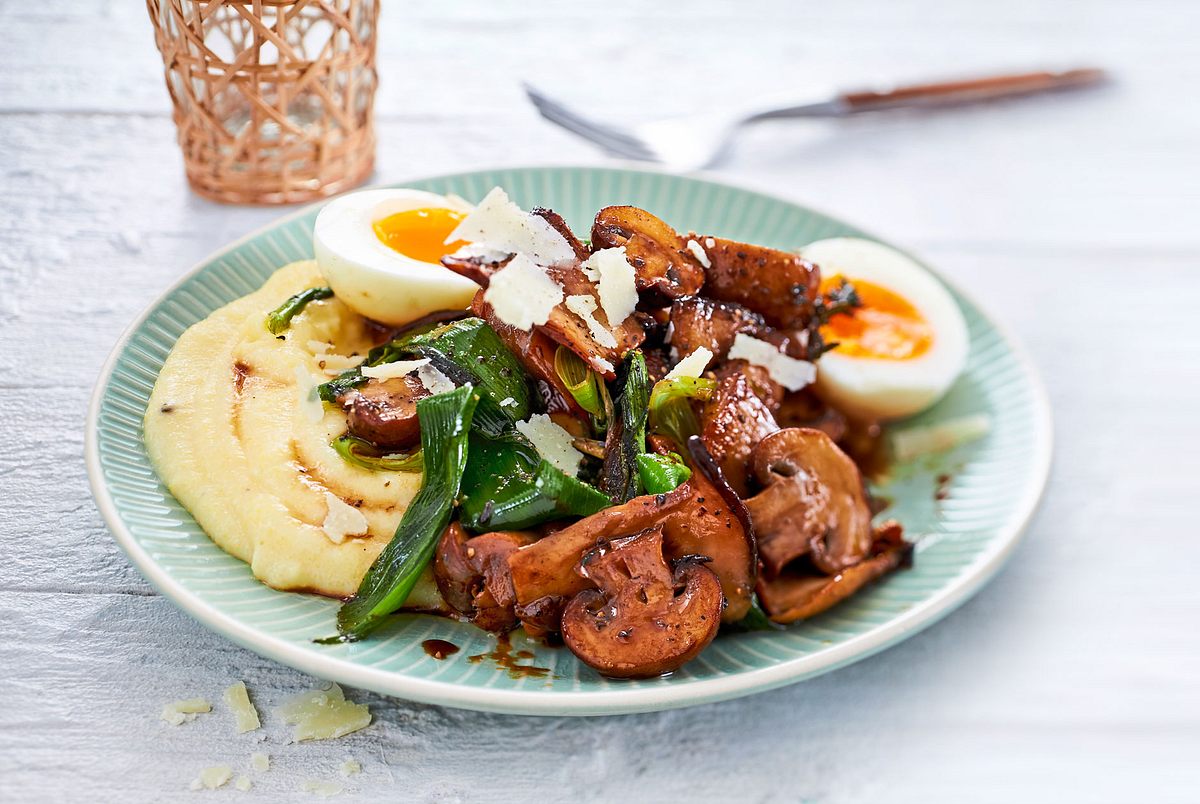 Pilz-Polenta „Champignons League“ Rezept