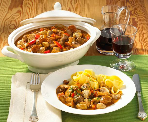 Pilzgulasch Rezept