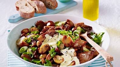 Pilzpfanne mit leichter Aioli Rezept - Foto: LECKER @ Bauer Media Group