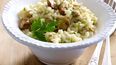 Pilzrisotto Rezept - Foto: LECKER @ Bauer Media Group