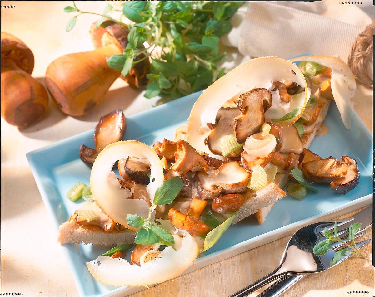 Pilztoast Rezept