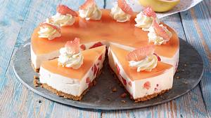 Pink Grapefruit-Frischkäsetorte Rezept - Foto: House of Food / Bauer Food Experts KG