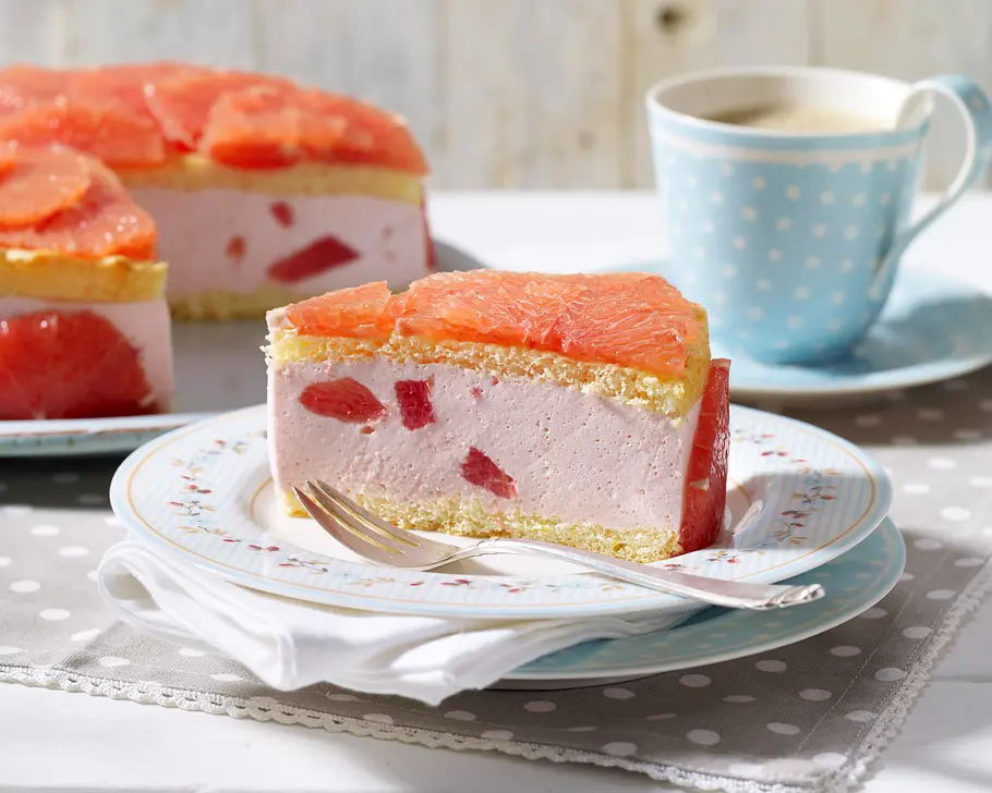 Pink Grapefruit-Torte Rezept Pink Grapefruit-Torte Rezept