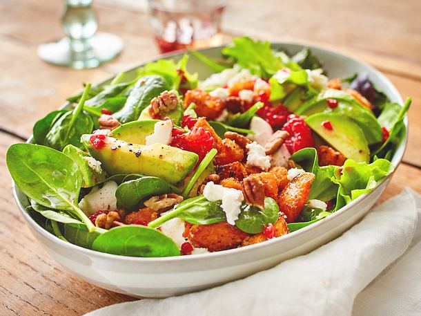 Piratenbrautsalat mit Ziegenfrischkäse Rezept Piratenbrautsalat mit Ziegenfrischkäse Rezept