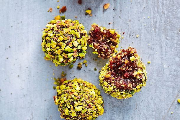 Pistazien-Cranberry-Ballen Rezept