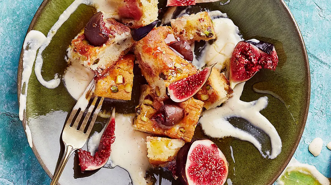 Pistazien-Honig-kuchen für 1001 Naschkatzen Rezept - Foto: Stockfood / Immediate Media / Olive Pistazien-Honig-kuchen für 1001 Naschkatzen Rezept - Foto: Stockfood / Immediate Media / Olive