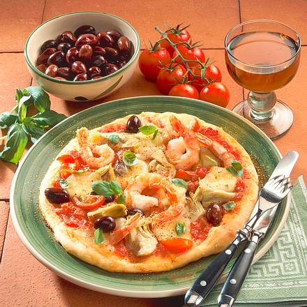 Pizza de Luxe Rezept Pizza de Luxe Rezept
