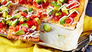 Pizza Fiesta Mexicana Rezept - Foto: LECKER @ Bauer Media Group Pizza Fiesta Mexicana Rezept - Foto: LECKER @ Bauer Media Group