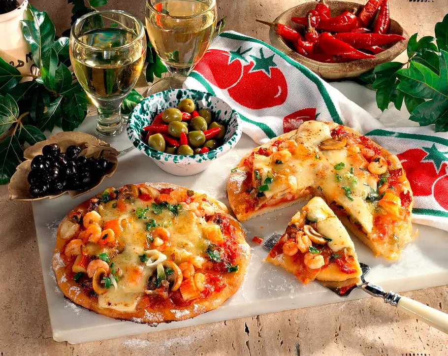 Pizza Frutti di Mare Rezept Pizza Frutti di Mare Rezept