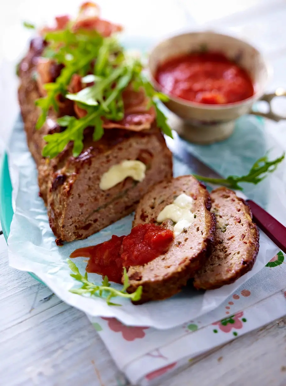 Pizza-Hackbraten Rezept