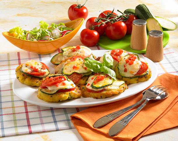 Pizza-Kartoffelbratlinge Rezept Pizza-Kartoffelbratlinge Rezept