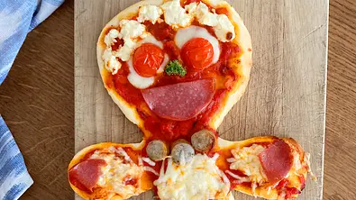 Pizza-Männchen Rezept - Foto: LECKER @ Bauer Media Group