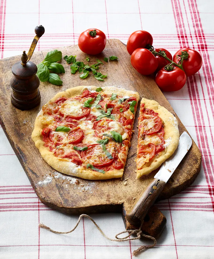 Pizza Margherita Rezept Pizza Margherita Rezept